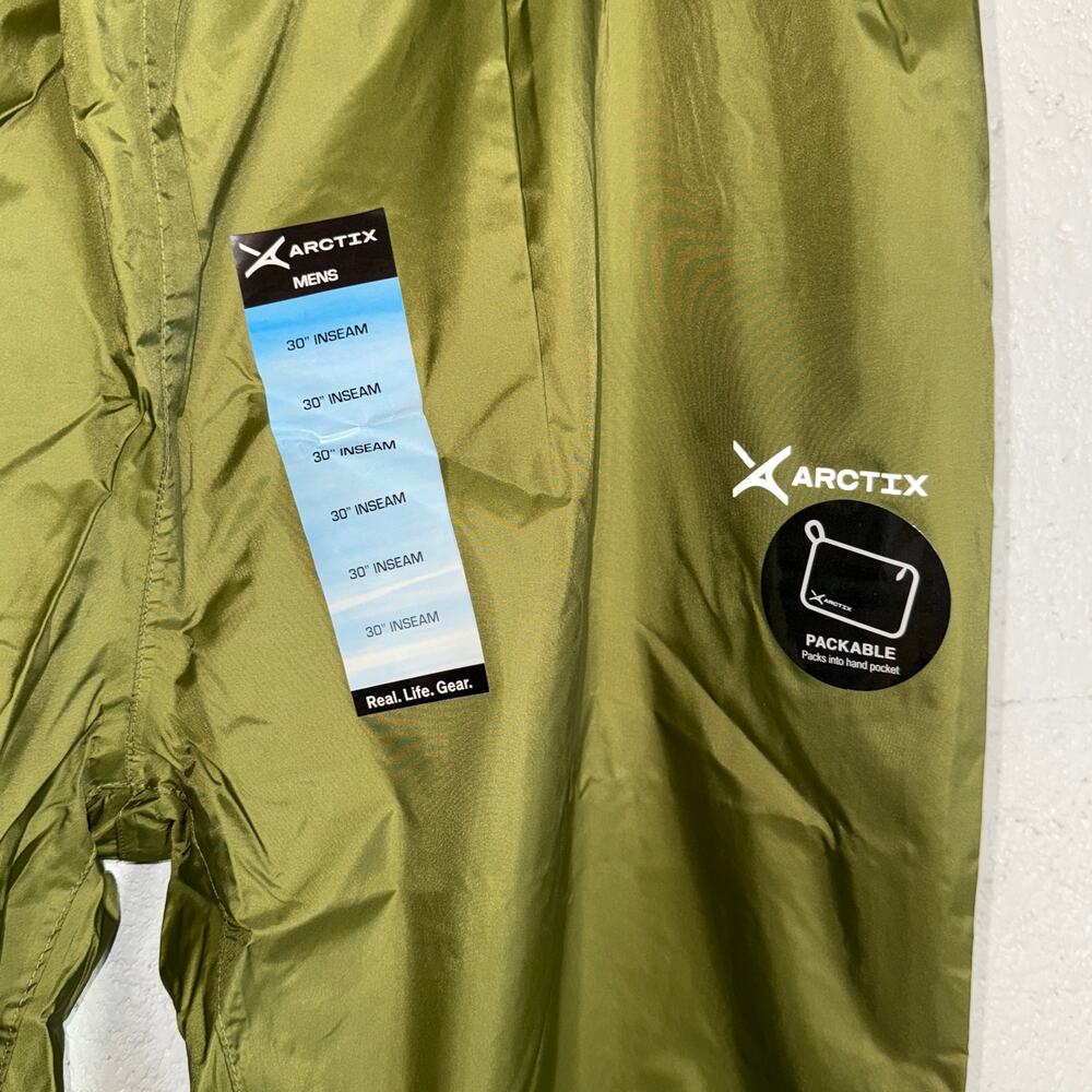 Arctix Men's Storm Rain Pant, Olive 3X 30L - Picture 5 of 14
